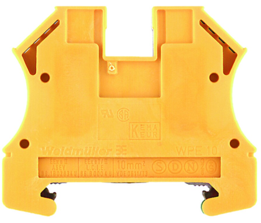 Clema de tierra WPE 10 Weidmuller 1010300000 - RAWOO