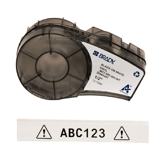 Etiqueta M21-500-595-WT Brady 142807