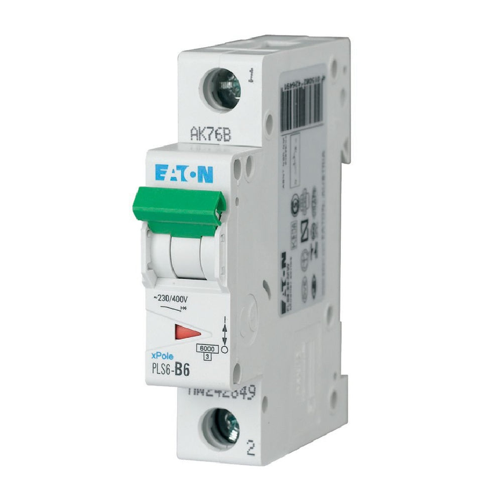 Interruptor termomagnético DIN PLS6-C6-MW Eaton-Moeller 242675