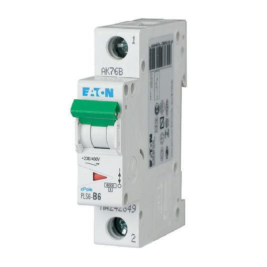 Interruptor termomagnético DIN PLS6-C6-MW Eaton-Moeller 242675