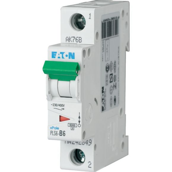 Interruptor termomagnético DIN PLS6-C6-MW Eaton-Moeller 242675 - RAWOO